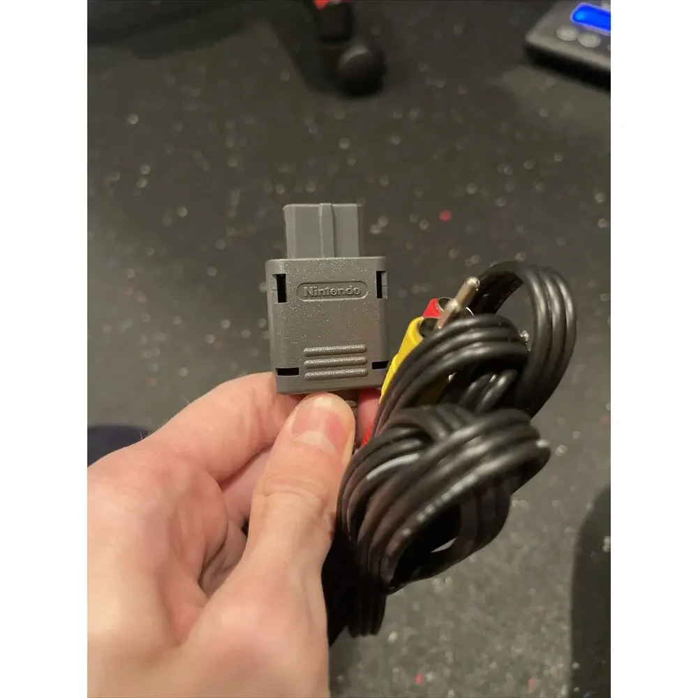 OFFICIAL ORIGINAL OEM Super Nintendo N64 Gamecube SNES AV RCA Video Cable